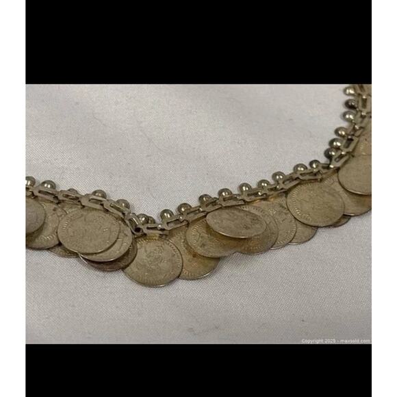 Vintage Silver Coin Necklace - Picture 12 of 13
